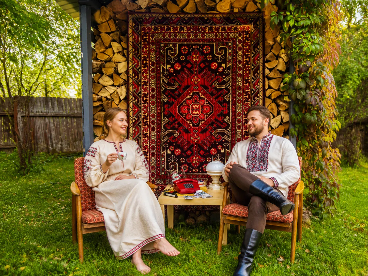 День рождения в деревенском стиле