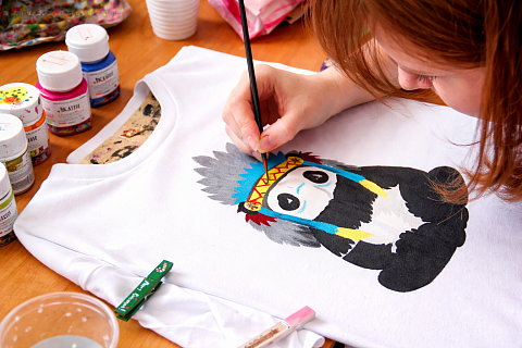 Рисование на футболках